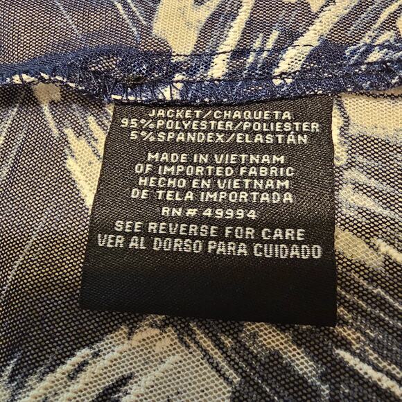 NWT R&M Richards Womens Sheer 3/4 Sleeve Open Front Cardigan Sz 18W - Picture 12 of 12